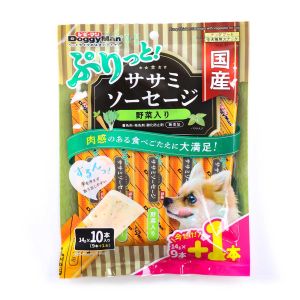 ドギーマン ドギーマン ぷりっと国産ササミソーセージ 野菜入り