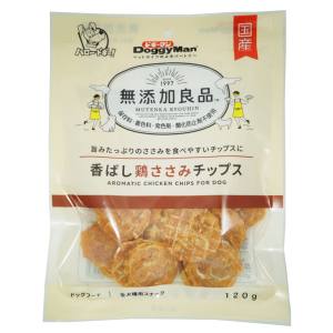 ドギーマンハヤシ DoggyMan ドギーマン 無添加良品 香ばし鶏ささみチップス 120g