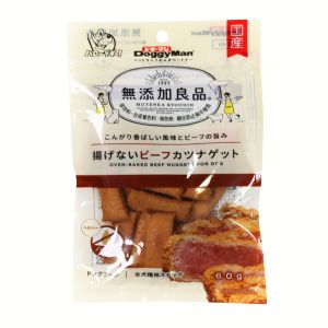 ドギーマンハヤシ DoggyMan ドギーマン 無添加良品 揚げないビーフカツナゲット 60g DoggyMan