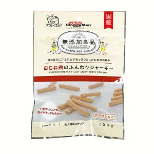 ドギーマンハヤシ DoggyMan ドギーマン 無添加良品 白むね鶏のふんわりジャーキー 100g DoggyMan