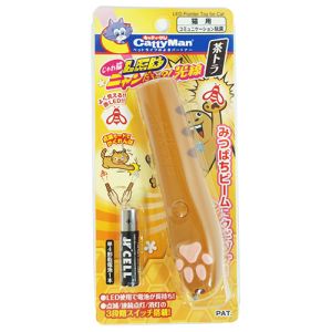 ドギーマンハヤシ DoggyMan ドギーマン じゃれ猫 LEDニャンだろ～?!光線 茶トラ