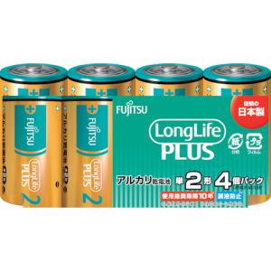 富士通 FDK 富士通 LR14LP アルカリ乾電池単2 Long Life Plus 4個パック
