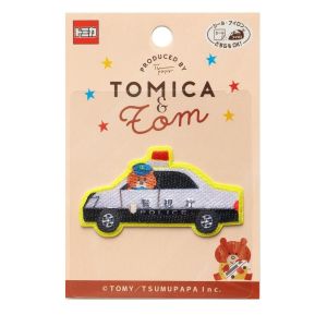 パイオニア パイオニア トミカとトム ワッペン 1個付き パトロールカー シールアイロン 両用タイプ TOM550 TOM60