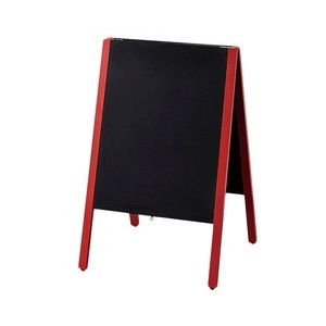 光 光 MCBD81-1 赤枠スタンド黒板 マーカー チョーク兼用