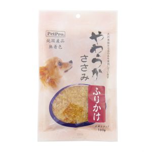 ペットプロジャパン PetPro ペットプロ 純国産やわらかささみふりかけ 100g