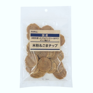 ペットプロジャパン PetPro ペットプロ 国産おやつ 米粉＆ごまチップ 45g