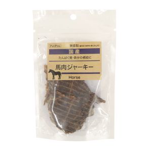 ペットプロジャパン PetPro ペットプロジャパン 国産おやつ 馬肉ジャーキー 40g PetPro