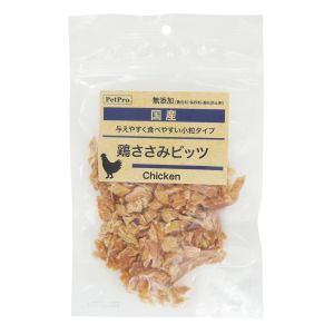 ペットプロジャパン PetPro ペットプロ 国産おやつ 無添加 鶏ささみビッツ 60g