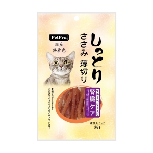 ペットプロジャパン PetPro ペットプロジャパン 国産しっとりささみ 薄切り 腎臓ケア ブルーベリー入り 30g