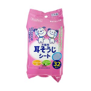 ペットプロジャパン PetPro ペットプロ 耳そうじシート 32枚入