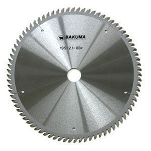 バクマ工業 BAKUMA バクマ工業 スーパープロフェッショナルチップソー トメ切用 216×25.4mm 100P