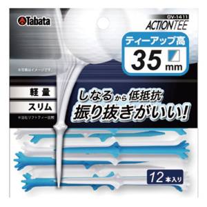 タバタ Tabata タバタ アクションティー 35mm ホワイト×ブルー PWBL GV141135