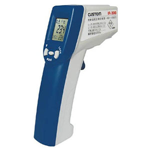 カスタム CUSTOM カスタム IR-308 デジタル温湿度計 放射温度計 非接触 測定温度範囲0～50度