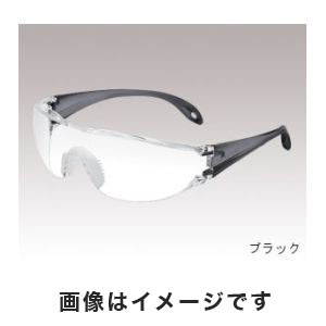 山本光学 山本光学 LF-302 一眼型セーフティグラス レンズ色クリア テンプルカラーグレー JIS規格品
