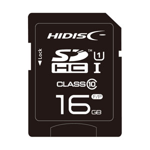 ハイディスク HI DISC ハイディスク SDHC 16GB HDSDH16GCL10UIJP3 UHS-I Ciass10 磁気研究所