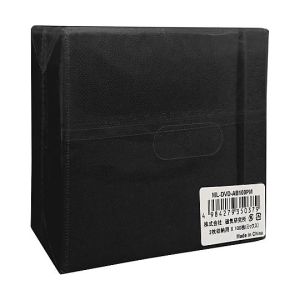 ハイディスク HI DISC 両面不織布2枚収納×100枚 ブラック ML-DVD-AB100PB CD DVD スリム 収納ケース