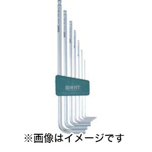 エイト EIGHT エイト TLS-7SX 六角棒スパナ テーパー エキストラロング シルク印刷付 7本 1.5～6