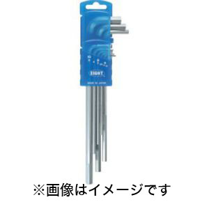 エイト EIGHT エイト LHS-9D 六角棒スパナ エキストラロング ドアホルダー9本セット 1.5～10mm