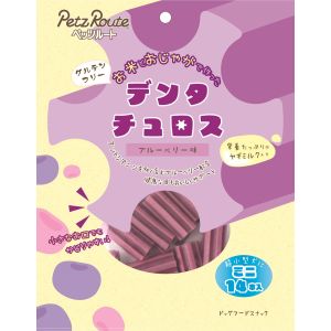 ペッツルート PetzRoute ペッツルート デンタチュロス ブルーベリー味 ミニ 14本