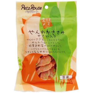 ペッツルート PetzRoute ペッツルート やんわかささみ やさい入り 70g