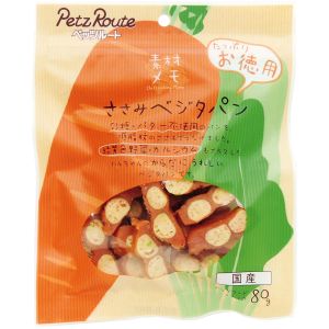 ペッツルート PetzRoute ペッツルート ささみベジタパン お徳用 80g