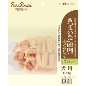 ペッツルート PetzRoute ペッツルート さつまいもに鹿肉入り ミニスティック 100g PetzRoute