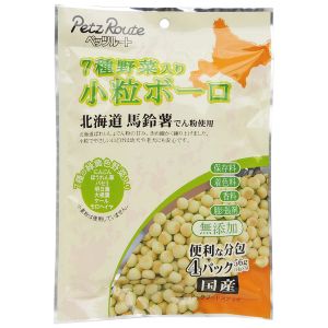 ペッツルート PetzRoute ペッツルート 7種野菜入り 小粒ボーロ 56g 14g×4袋