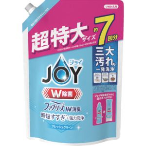 P&G P&G 402342 ジョイ W除菌 食器用洗剤 ファブリーズW消臭 フレッシュクリーン 詰め替え 超特大 910ml