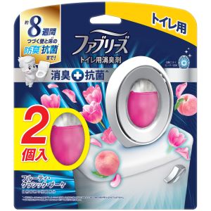 P&G P&G ファブリーズW消臭 トイレ用消臭剤 消臭+抗菌 フルーティー クラシック ブーケの香り 2個パック