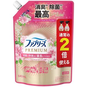 P&G P&G ファブリーズ 消臭スプレー 布用 PREMIUM パステルフローラル&ブロッサム つめかえ 特大サイズ 640mL