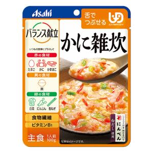 アサヒグループ食品 Asahi アサヒ バランス献立 かに雑炊 105g