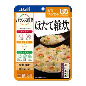 アサヒグループ食品 Asahi アサヒ バランス献立 ほたて雑炊 100g