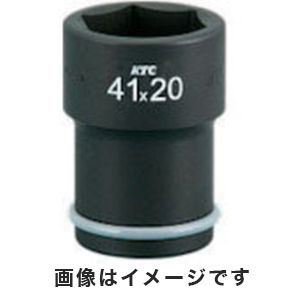 KTC 京都機械工具 KTC ABP6-3820TP 19.0sq. インパクトレンチ用ホイールナットコンビソケット 薄肉 38×20mm
