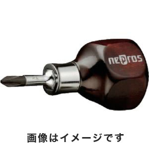 KTC 京都機械工具 KTC ND3PS-2 ネプロス 木柄スタッビドライバ クロス 2プラス NEPROS