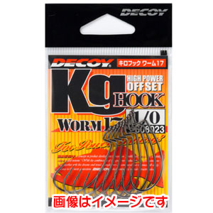 カツイチ カツイチ デコイ キロフック ワーム17 1号 WORM17