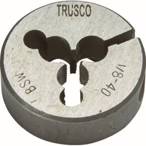 トラスコ TRUSCO トラスコ T25D-1/8W40 丸ダイス 25径 ウイットねじ 1/8W40  SKS TRUSCO