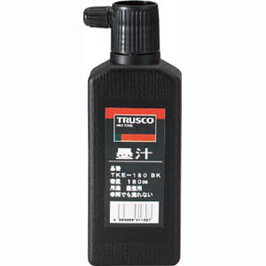 トラスコ TRUSCO トラスコ TKE-180 BK 墨汁 180cc 黒 TRUSCO