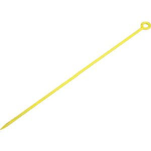 トラスコ TRUSCO トラスコ カラー異形ロープ止め丸型 黄 1本 TRM-1390I Y