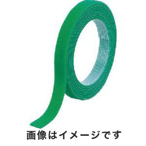 トラスコ TRUSCO トラスコ MKT-20100-GN マジックバンド 結束テープ両面 幅20mm×長さ10m緑 TRUSCO