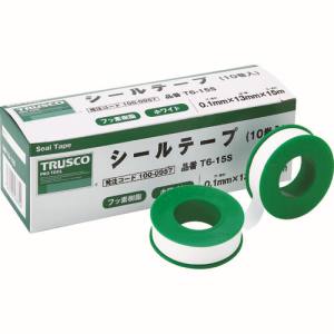 トラスコ TRUSCO トラスコ T6-5S シールテープ 13mmX5m 10個 TRUSCO メーカー直送 代引不可 北海道沖縄離島不可