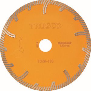 トラスコ中山 TRUSCO ダイヤモンドカッタープロテクトウエーブ 180×2.4T×25.4 TDHW-180 メーカー直送 代引不可