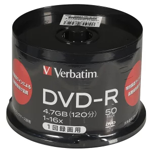 バーベイタム Verbatim Verbatim VHR12JP50SV1TY DVD-R 録画用 16倍速 50枚