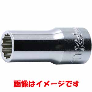 コーケン Ko-ken コーケン 3305XA-3/8 3/8 9.5mm SQ. 12角セミディープソケット 3/8