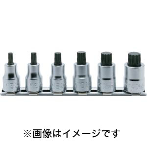 コーケン Ko-ken コーケン RS3020/6-L38 9.5mm差込 3重4角ビットソケット XZN レールセット 6ヶ組