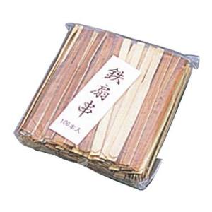 萬洋 MANYO 萬洋 竹 鉄扇串 100本入 100mm 茶