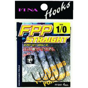 ハヤブサ Hayabusa ハヤブサ フィナ FPP STRAIGHT 2/0 鈎 4個入り FF201