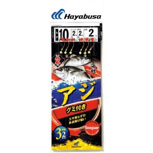 ハヤブサ HAYABUSA ハヤブサ SE338-11-3 アジ シーガー 3本鈎2セット