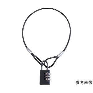 清水 SOL 清水 3180-30S ワイヤー&パドロックダイヤル錠タイプ 545mm