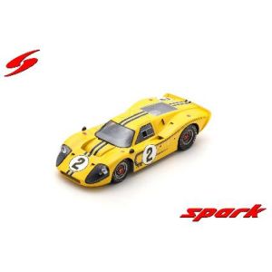 SPARK SPARK 1/18 Ford GT40 Mk IV No.2 4th 24H Le Mans 1967 B. McLaren - M. Donohue 18S681