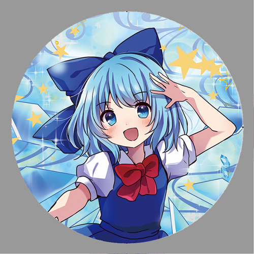 ぱいそんきっど 東方project「チルノ11-2」ビッグ缶バッジ